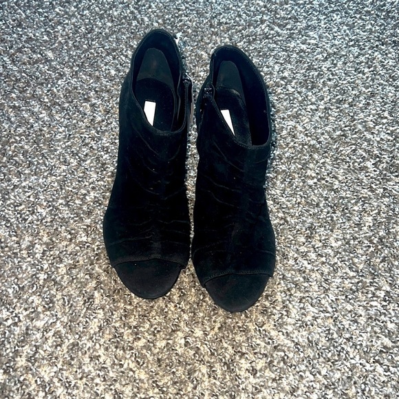 H&M heel Real Suede cuir velours Size 9.5 - Picture 1 of 5